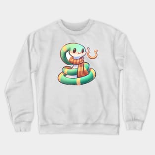 Cute Snake Drawing Crewneck Sweatshirt